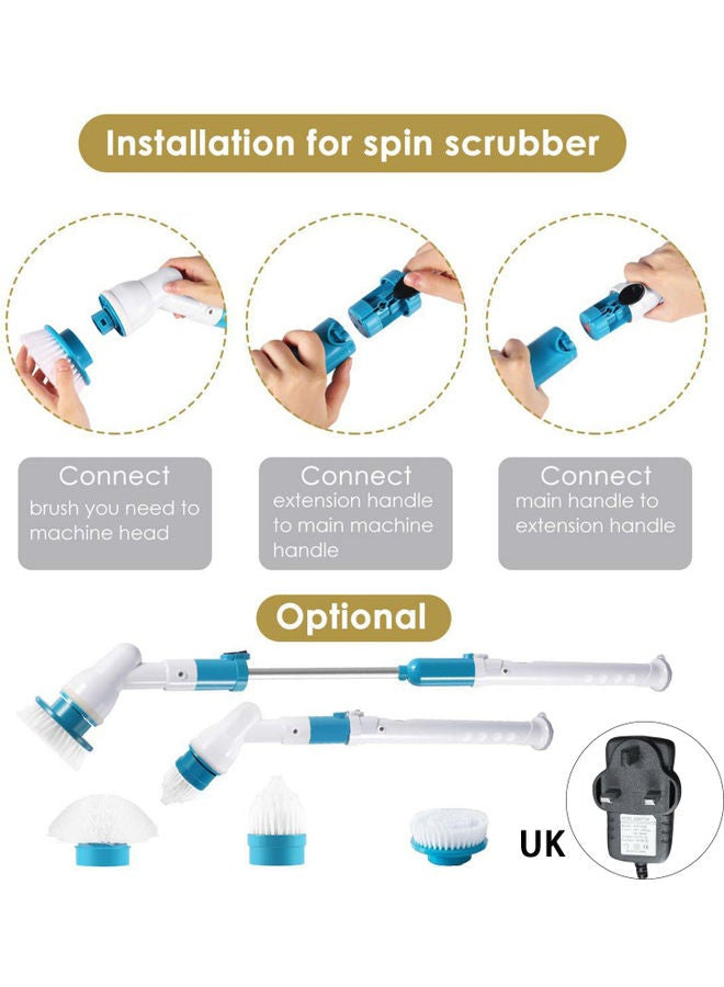 3 in 1 Electric Spin Scrubber Machine